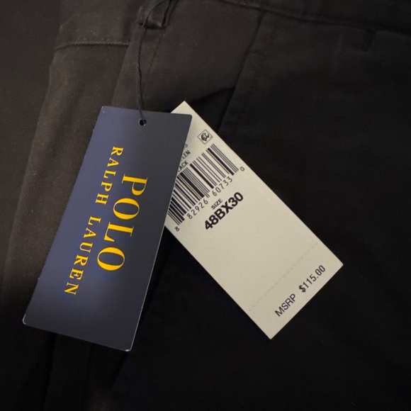 Ralph Lauren Chino Pants NWT - Black - 48 X 30 - Picture 2 of 3